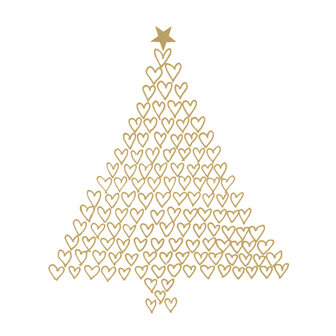 distelroos-mijn-stijl-Servetten-Kerstboom-goud