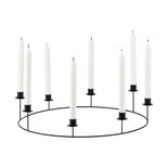 House Doctor - Candle holder Ring black