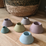 Candle holder concrete set of 6