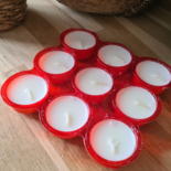 Scented tealights Plum & berries set of 9