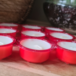 Scented tealights Plum & berries set of 9