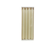 Rustik Lys - Grooved dinner candle Pistache s/4 - B-Choice