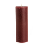 Rustik Lys - Rustic candle 7 x 20 cm burgundy