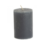 Rustik Lys - Rustic candle 7 x 10 cm dark grey