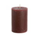 Rustik Lys - Rustic candle 7 x 10 cm bordeaux