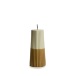 Rustik Lys - Outdoor Pillar Candle Grooved Fudge S