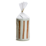 Rustik Lys - Outdoor Pillar Candle Stripes Siena B-Choice