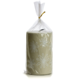 Rustik Lys - Outdoor Pillar Candle Flowers Pebble B-Choice