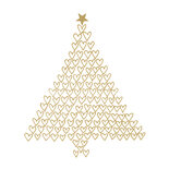 Mijn Stijl - Napkins Christmas tree gold