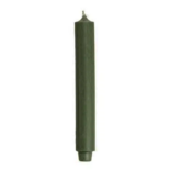 Rustik Lys - Dinner candle 3,2 x 30 cm pine green