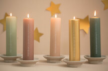 Rustik Lys - BY KIMMI Advent candle Apricot