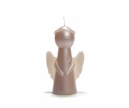 Rustik Lys - Candle Christmas angel skin metallic