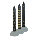 Pimped Candles To The Moon Black, Gold