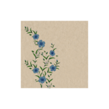 Mijn Stijl - Napkins Flower blue